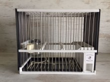 Jaula Inoxidable C2 Completa blanca negra